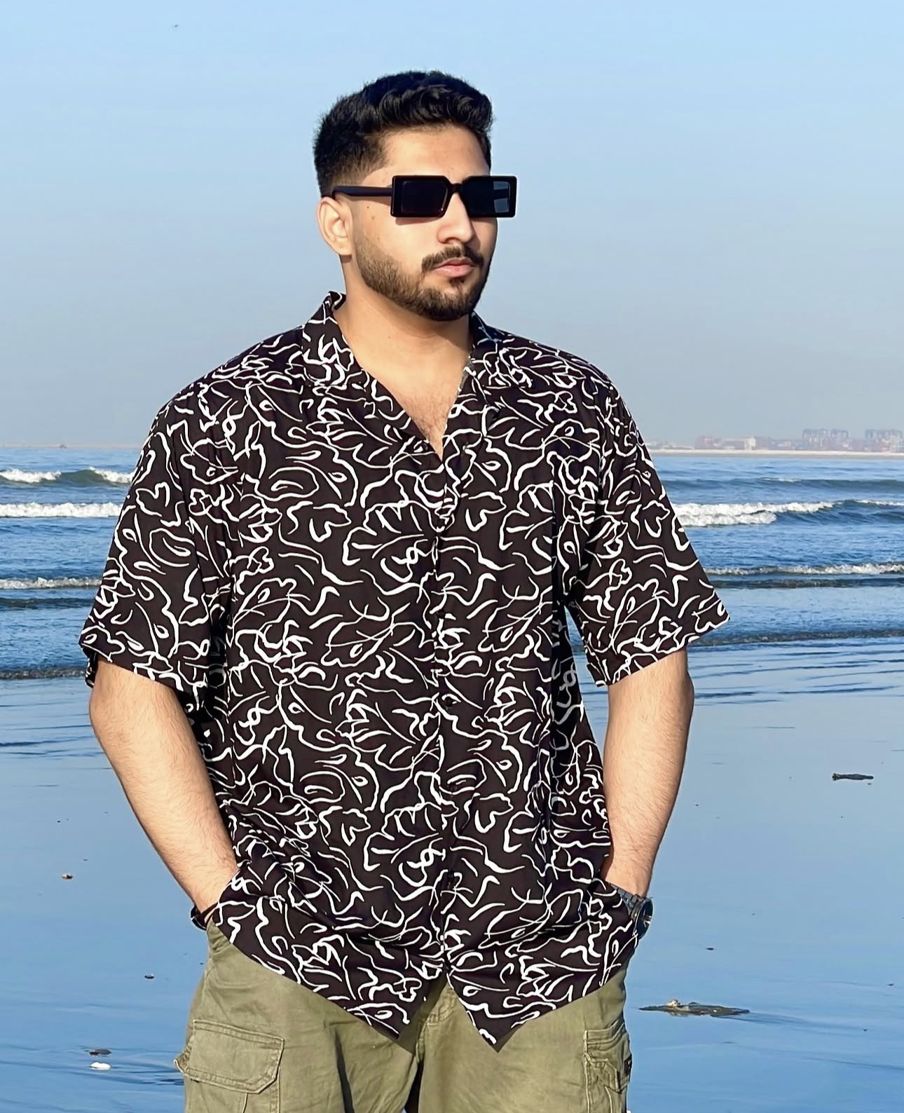 Resort Cuban Shirt — Abstract Print thumbnail