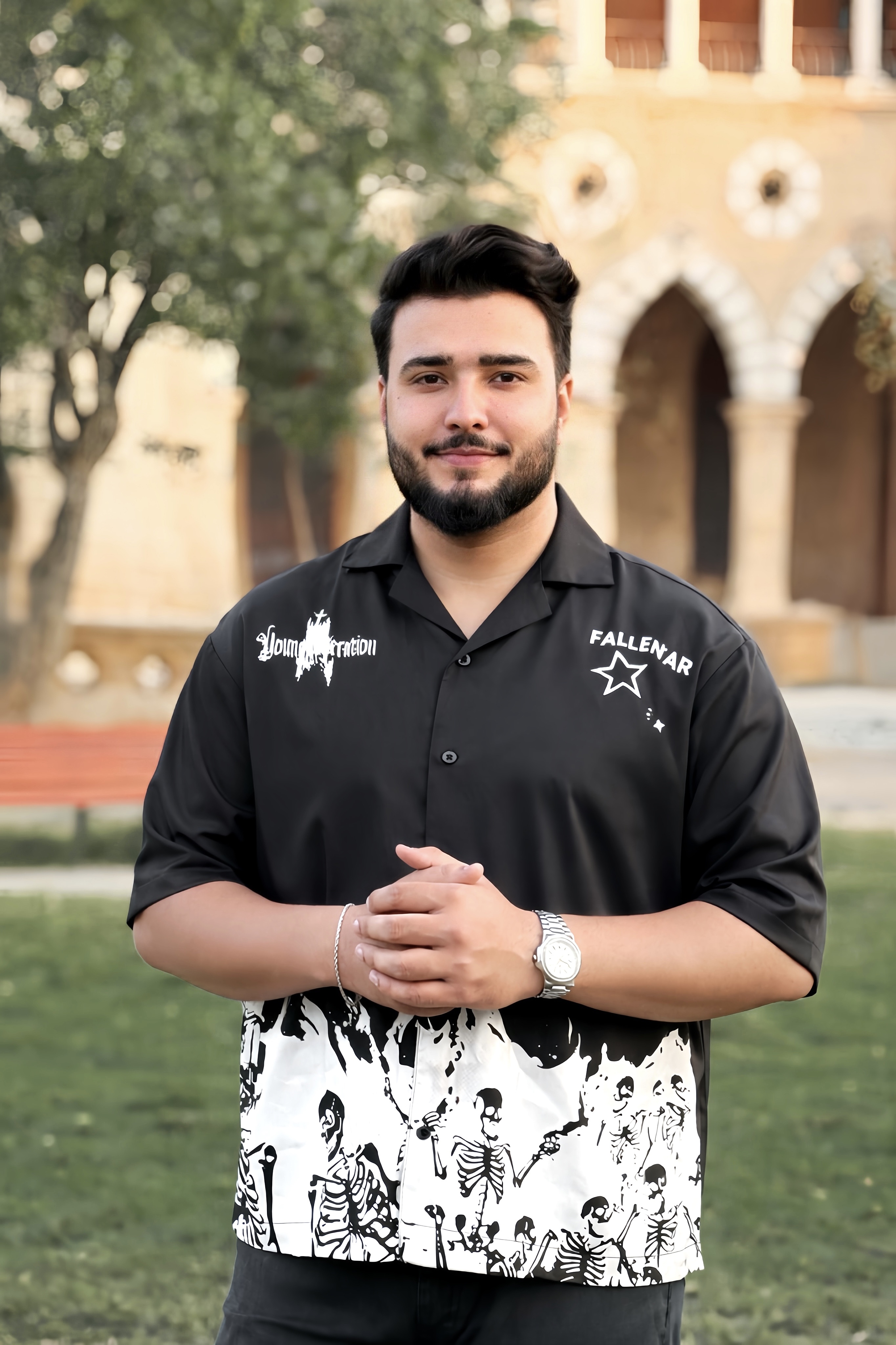 Resort Cuban Shirt — Star Print thumbnail