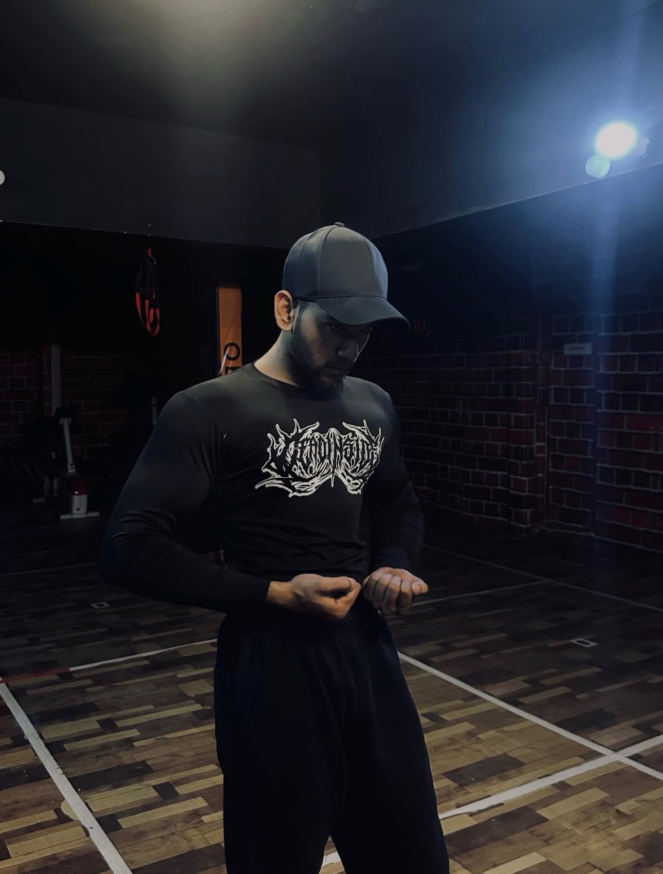 Compression Performance Tee — Black alternate view