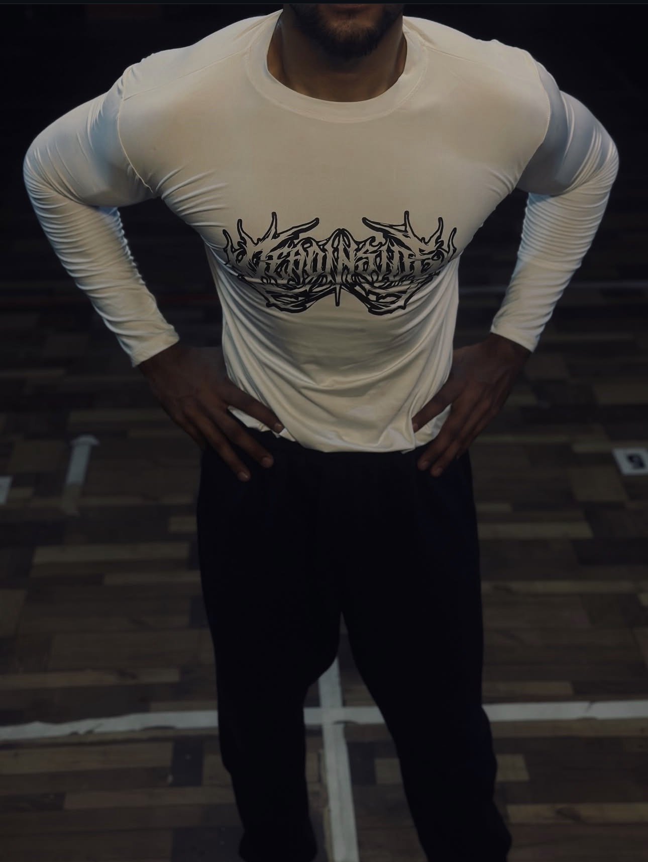 Compression Performance Tee — White alternate view