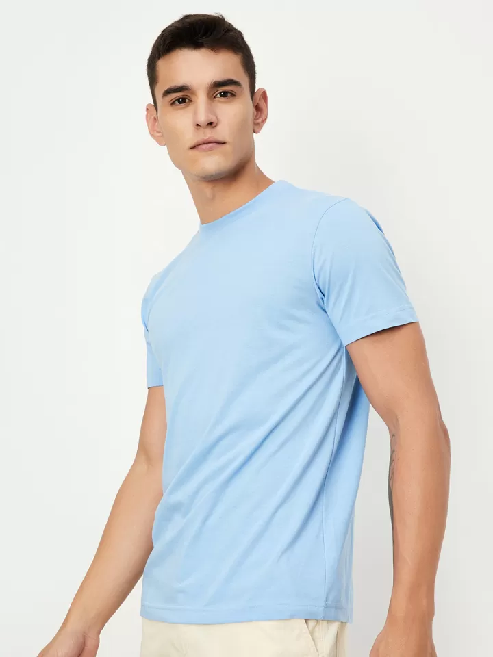 Essential Crew Neck Tee — Sky Blue â€” buy at CrissCross
