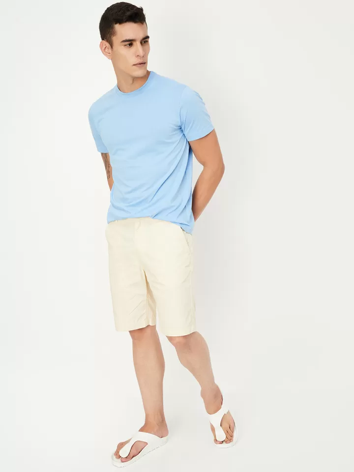 Essential Crew Neck Tee — Sky Blue alternate view