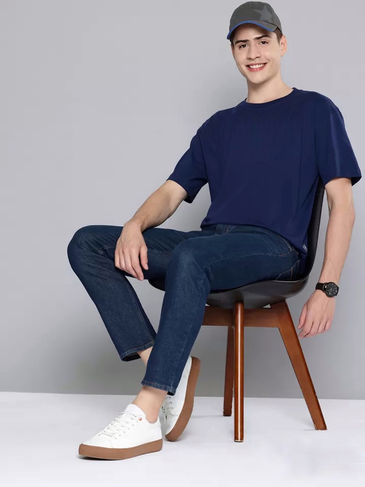 Essential Crew Neck Tee — Sky Blue thumbnail
