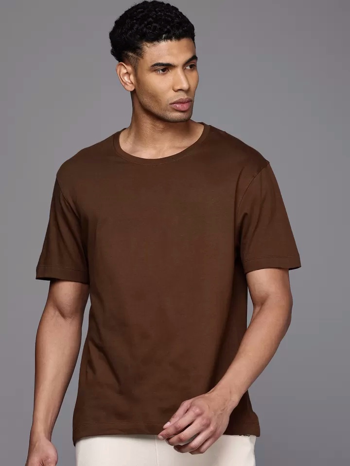 Essential Crew Neck Tee — Brown â€” buy at CrissCross