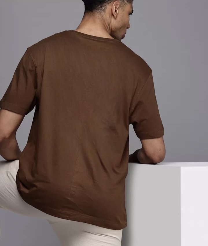 Essential Crew Neck Tee — Brown thumbnail