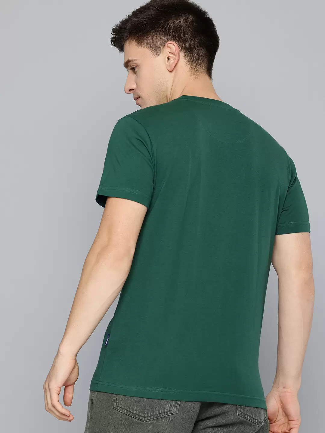 Essential Crew Neck Tee — Dark Green thumbnail