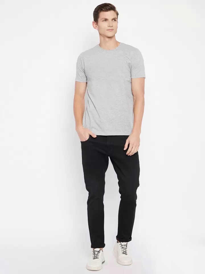 Essential Crew Neck Tee — Gray thumbnail