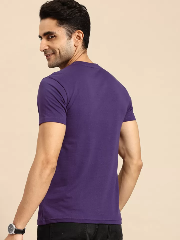 Essential Crew Neck Tee — Purple â€” buy at CrissCross
