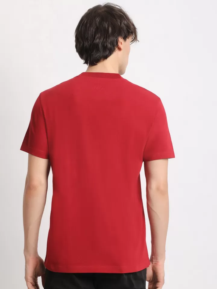 Essential Crew Neck Tee — Red thumbnail