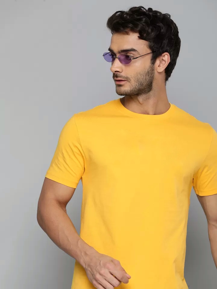 Essential Crew Neck Tee — Yellow â€” buy at CrissCross