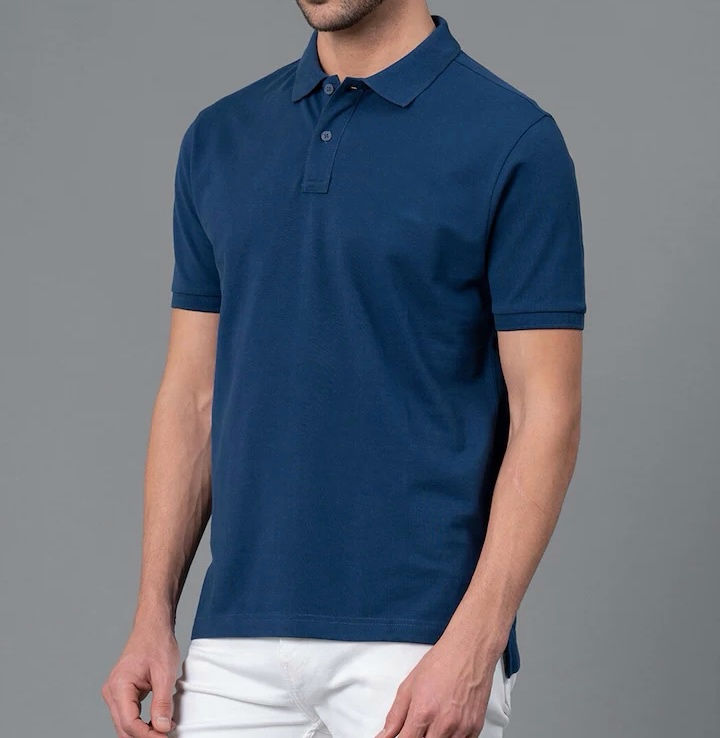 Classic Cotton Polo — Sky Blue thumbnail