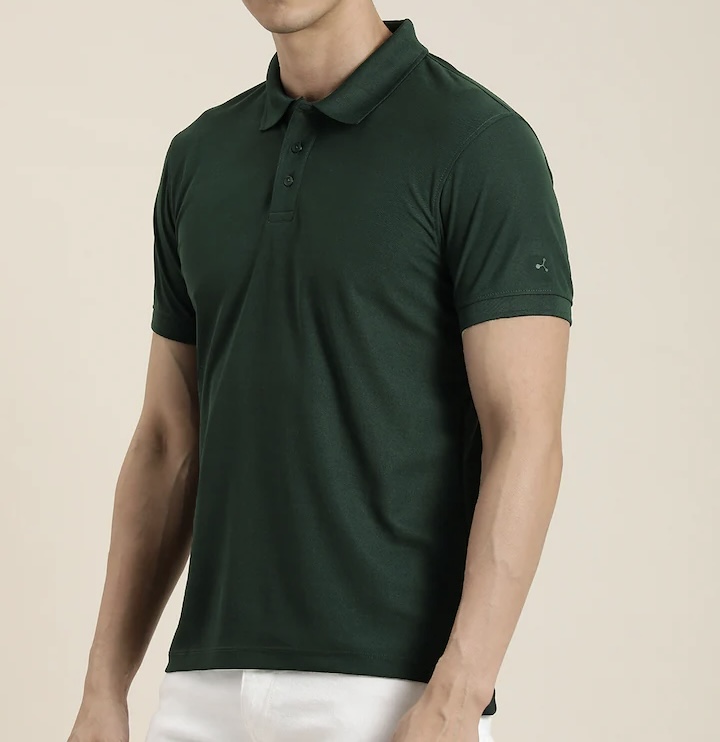 Classic Cotton Polo — Dark Green alternate view