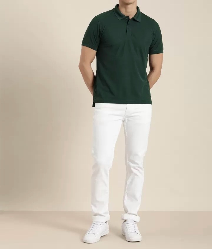 Classic Cotton Polo — Dark Green thumbnail