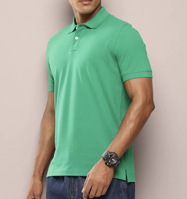 Classic Cotton Polo — Green â€” buy at CrissCross
