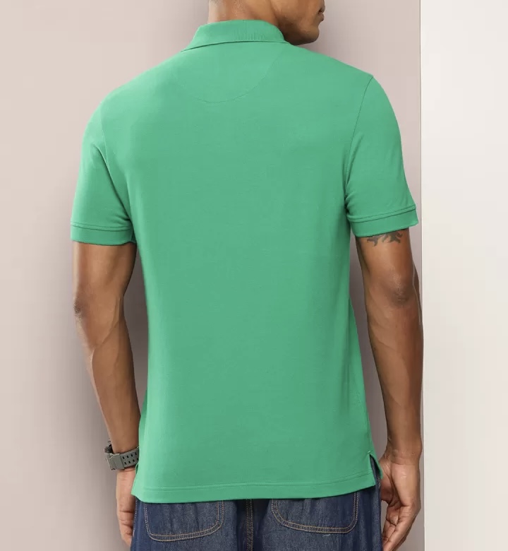 Classic Cotton Polo — Green thumbnail