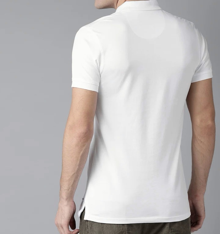 Classic Cotton Polo — White thumbnail